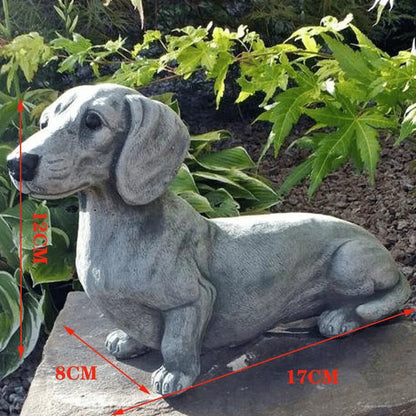 French Bulldog Statue Garden Decor