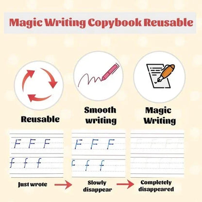 Magical Handwriting Reusable Book
