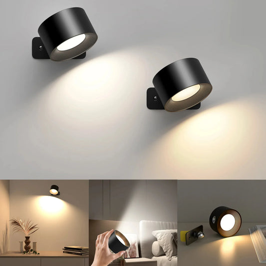 Wireless Rechargeable 360° Wall Lamp