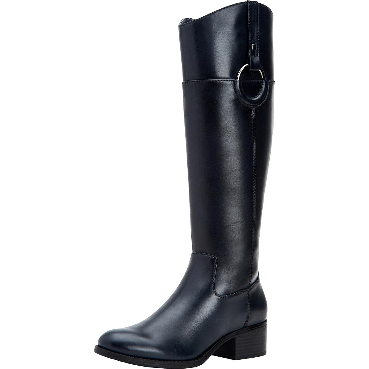 Alfani Womens Bexleyy Leather Tall Riding Boots