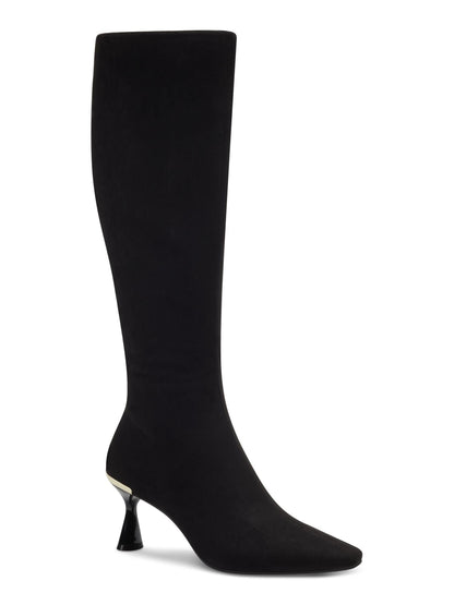 Alfani Womens Cecee Faux Suede Tall Knee-High Boots Black 6 Medium (B,M)