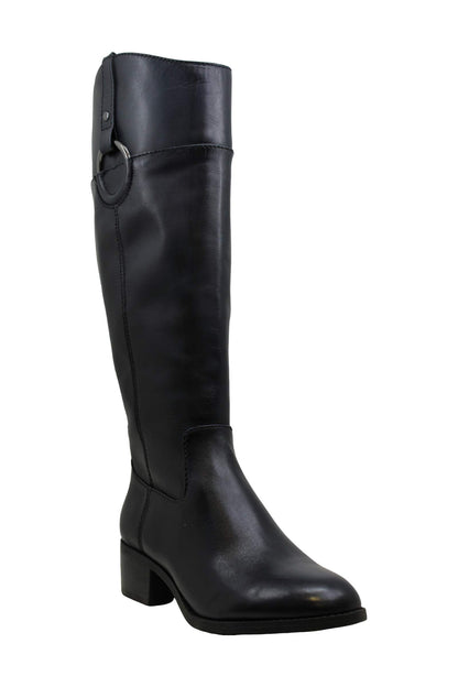 Alfani Womens Bexleyy Leather Knee-HGH Riding Boots Black 7 Medium (B,M)