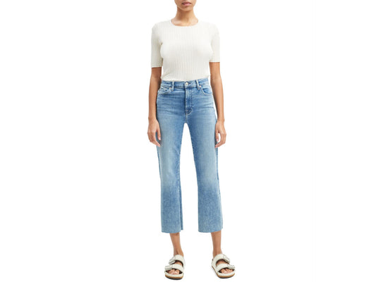 7 For All Mankind Cropped Alexa in Santana Santana 24