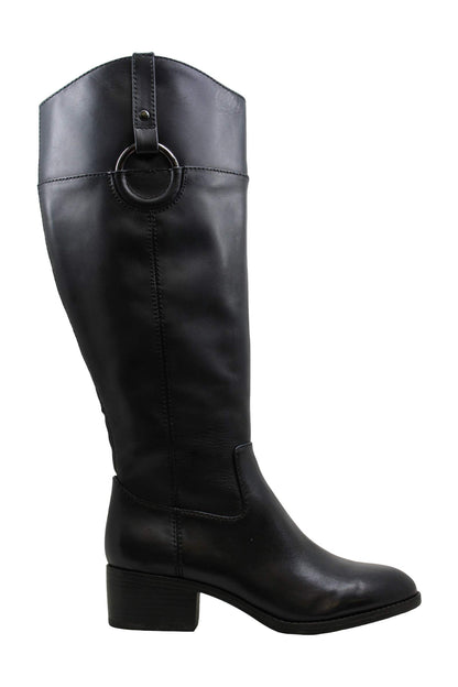 Alfani Womens Bexleyy Leather Knee-HGH Riding Boots Black 7 Medium (B,M)