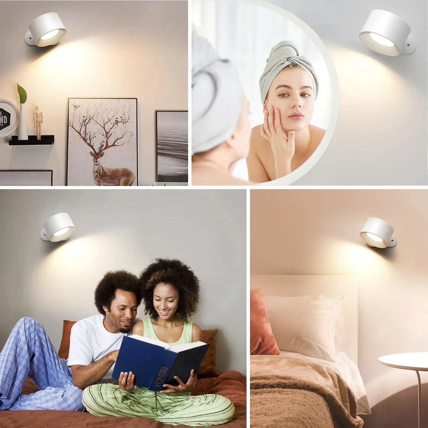 Wireless Rechargeable 360° Wall Lamp