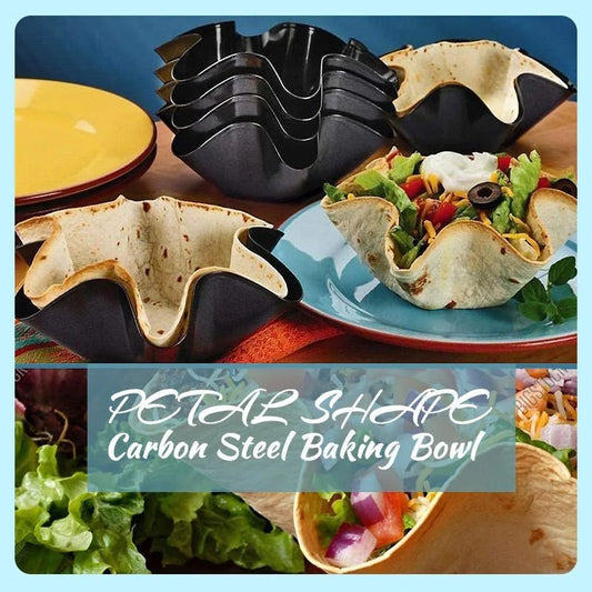 Petal Shape Carbon Steel Baking Bowl